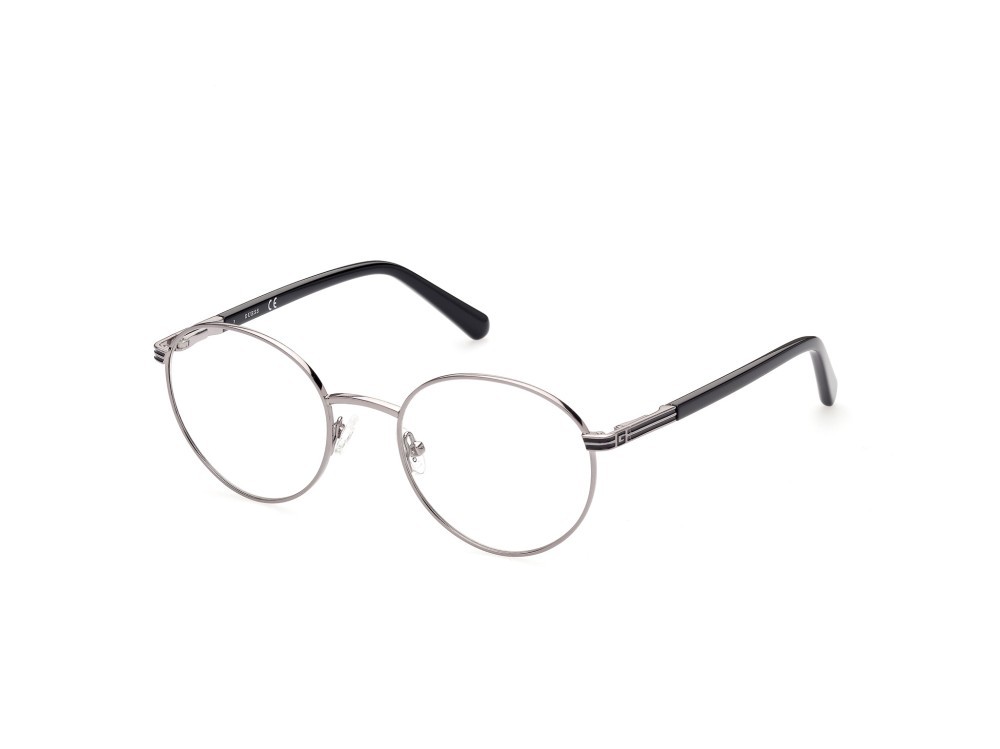 Brillen Guess GU50043 (010) farbe nichel stagno chiaro lucido form rund 