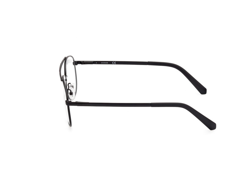 Occhiali da vista Guess GU50076 (002) colore nero opaco forma aviator 