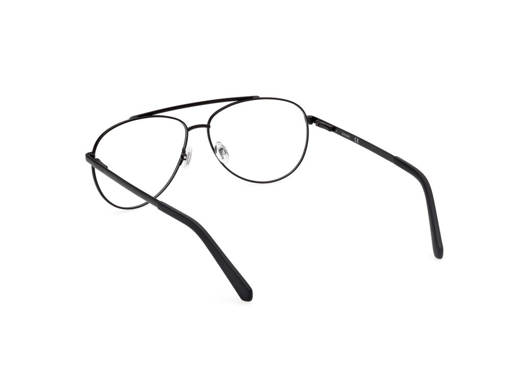 Occhiali da vista Guess GU50076 (002) colore nero opaco forma aviator 