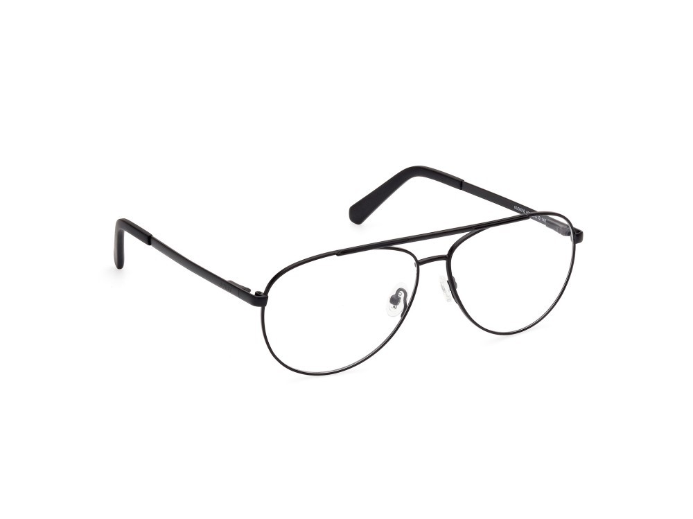 Occhiali da vista Guess GU50076 (002) colore nero opaco forma aviator 