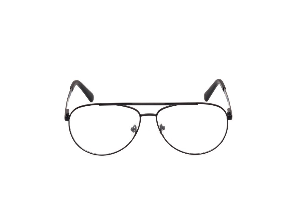 Occhiali da vista Guess GU50076 (002) colore nero opaco forma aviator 