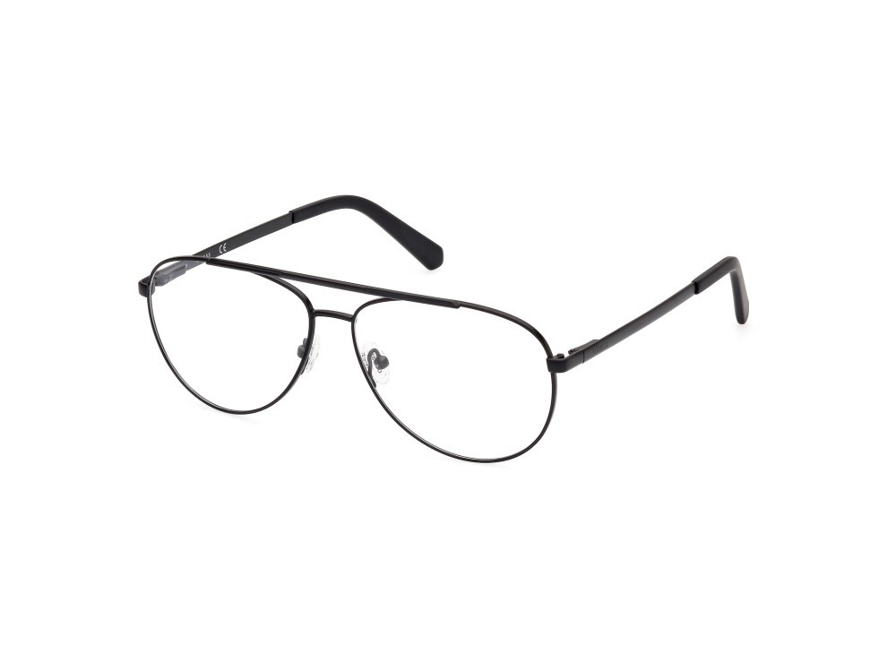 Occhiali da vista Guess GU50076 (002) colore nero opaco forma aviator 