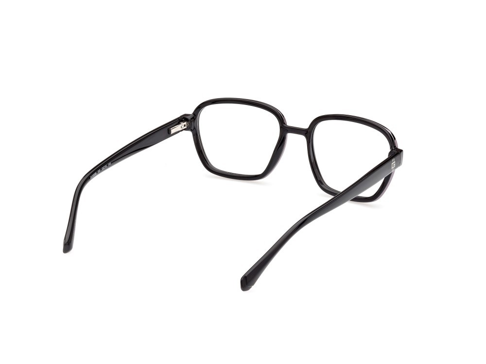 Brillen Guess GU50086 (001) farbe nero lucido form quadratisch gläser presentazione - clear lens