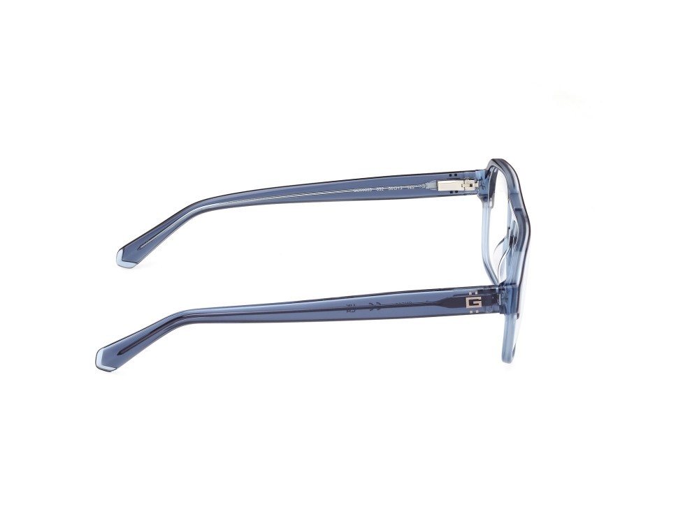 Occhiali da vista Guess GU50093 (092) colore blu lucido forma navigator 