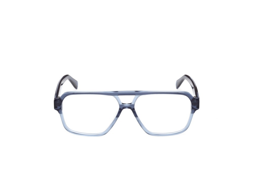 Occhiali da vista Guess GU50093 (092) colore blu lucido forma navigator 