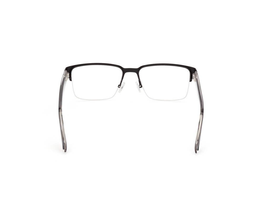 Eyeglasses Guess GU50095 (002) color nero opaco - grigio lucido shape browline 