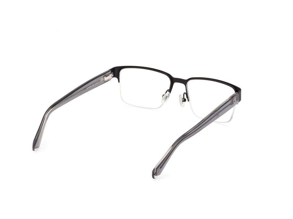 Eyeglasses Guess GU50095 (002) color nero opaco - grigio lucido shape browline 