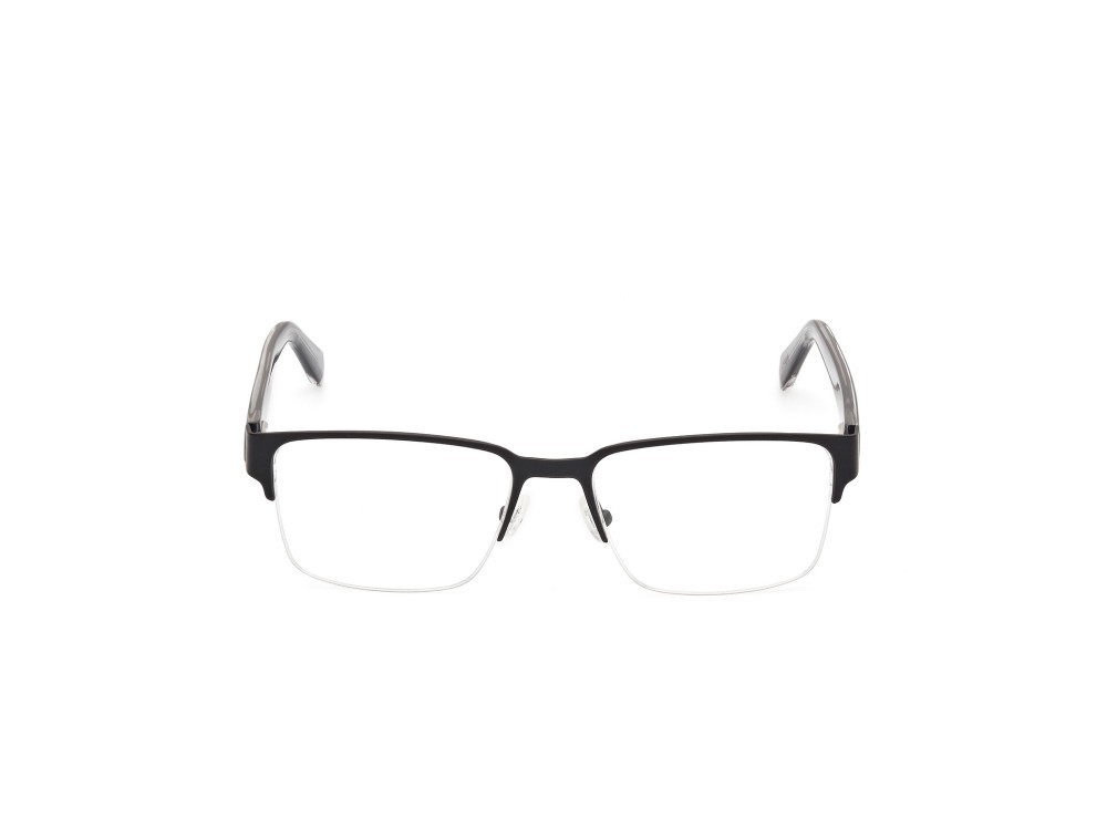 Eyeglasses Guess GU50095 (002) color nero opaco - grigio lucido shape browline 