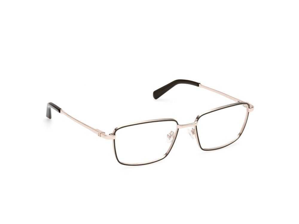 Brillen Guess GU50096 (095) farbe verde chiaro lucido - oro pallido lucido form rechteckig 