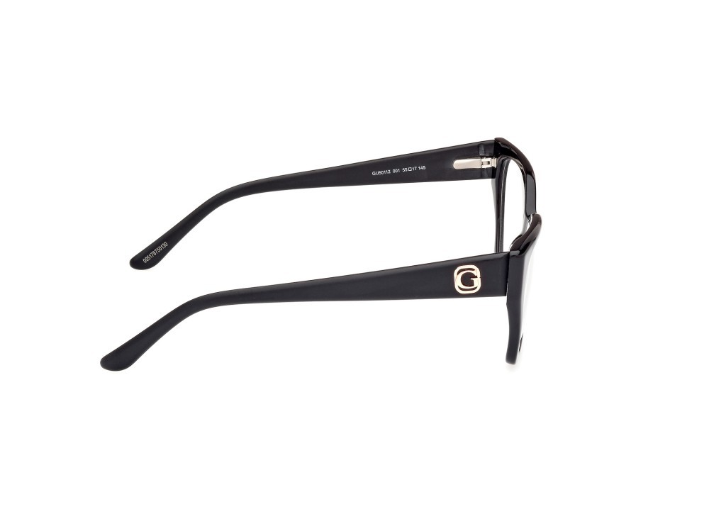 Occhiali da vista Guess GU50112 (001) colore nero lucido - nero opaco forma quadrato 