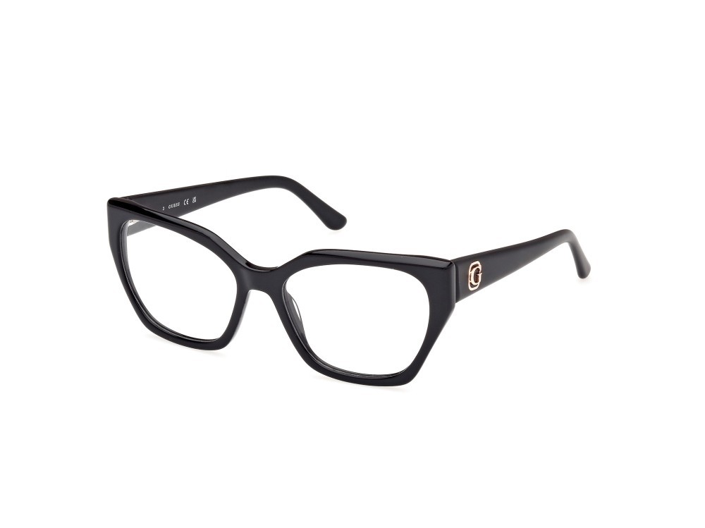 Occhiali da vista Guess GU50112 (001) colore nero lucido - nero opaco forma quadrato 