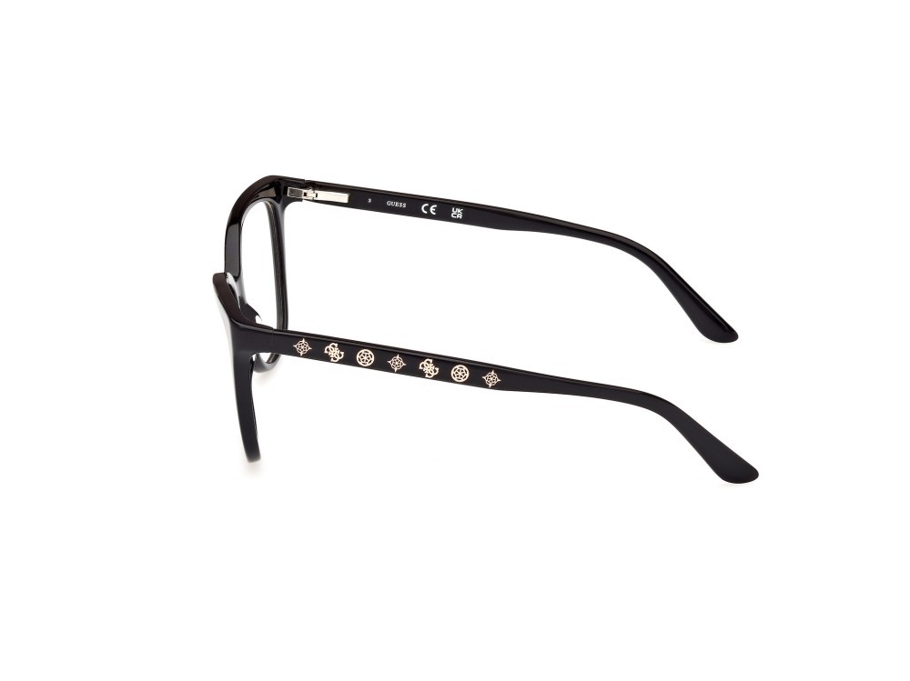 Occhiali da vista Guess GU50114 (001) colore nero lucido forma quadrato 