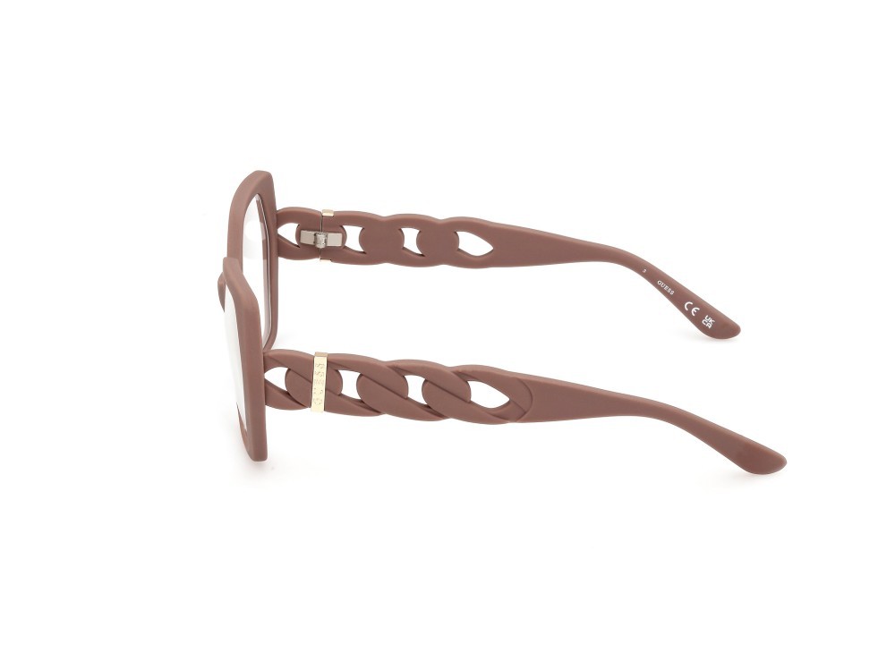 Occhiali da vista Guess GU50116 (058) colore beige opaco forma geometrico 