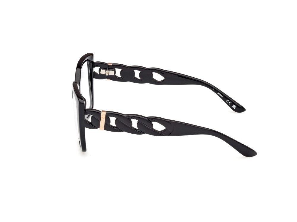 Occhiali da vista Guess GU50118 (001) colore nero lucido forma quadrato 