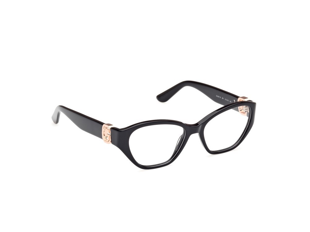 Occhiali da vista Guess GU50119 (001) colore nero lucido forma cat eye 