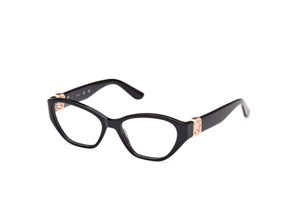 Occhiali da vista Guess GU50119 (001) colore nero lucido forma cat eye 