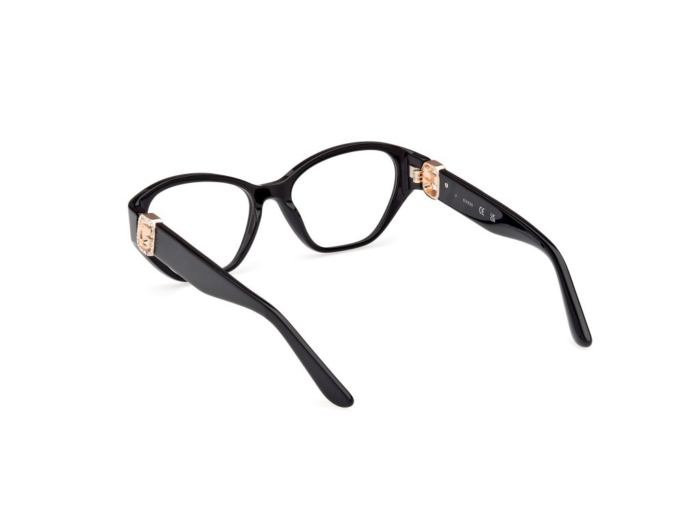Occhiali da vista Guess GU50119 (005) colore nero lucido forma cat eye 