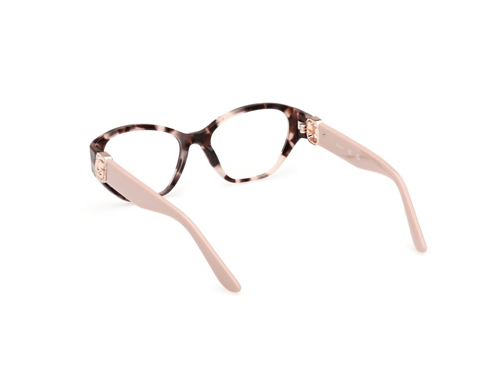 Occhiali da vista Guess GU50119 (055) colore avana colorata forma cat eye 