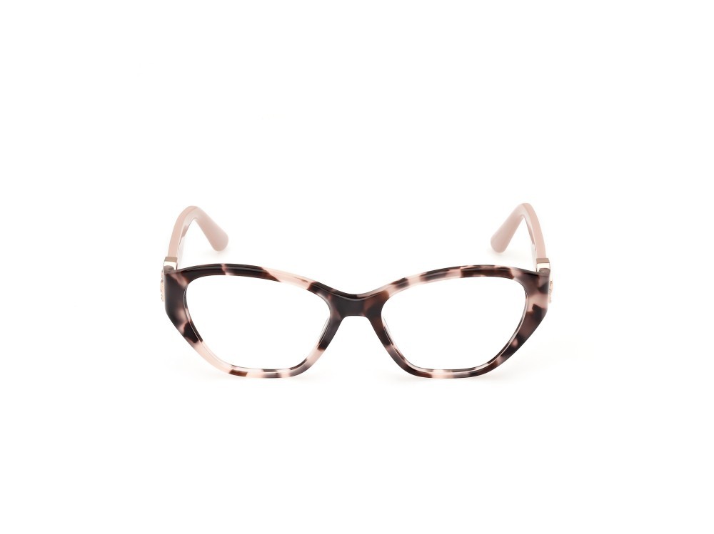 Occhiali da vista Guess GU50119 (055) colore avana colorata forma cat eye 