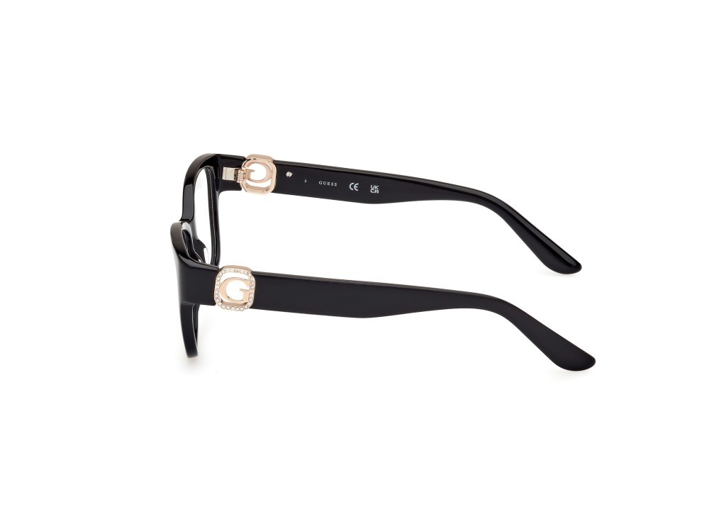 Occhiali da vista Guess GU50120 (005) colore nero lucido forma quadrato 
