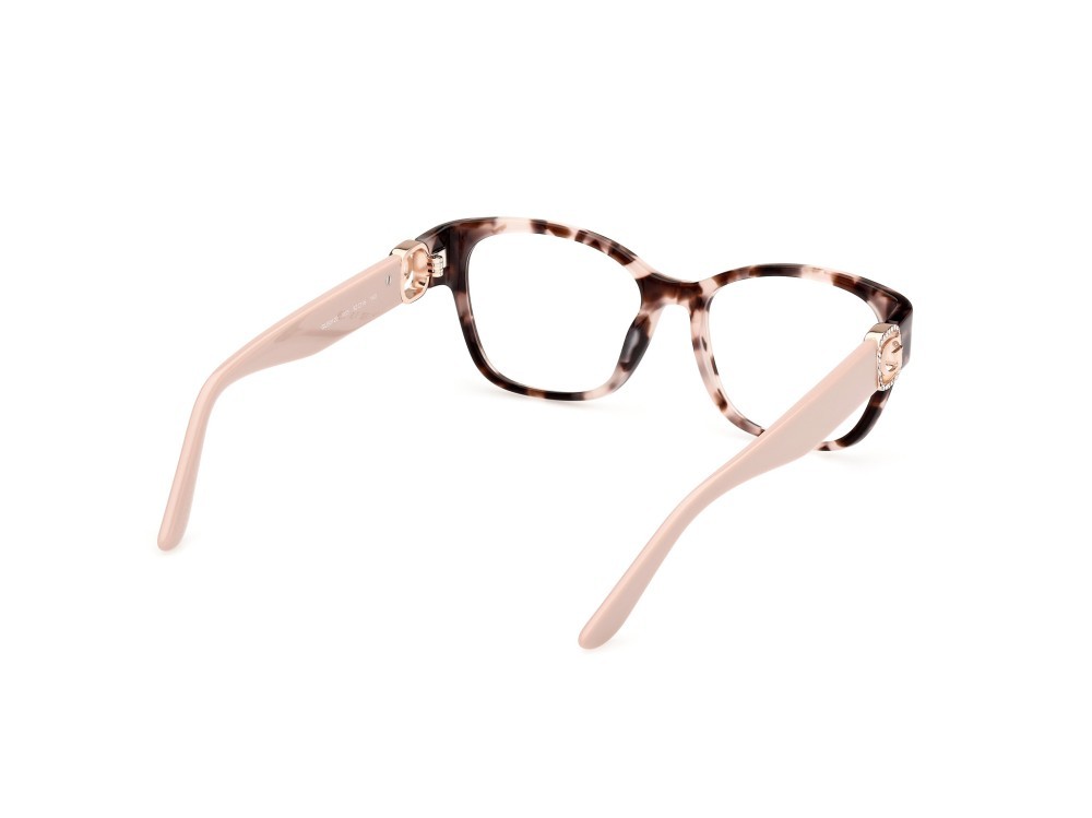 Eyeglasses Guess GU50120 (055) color avana colorata - rosa chiaro lucido shape square 