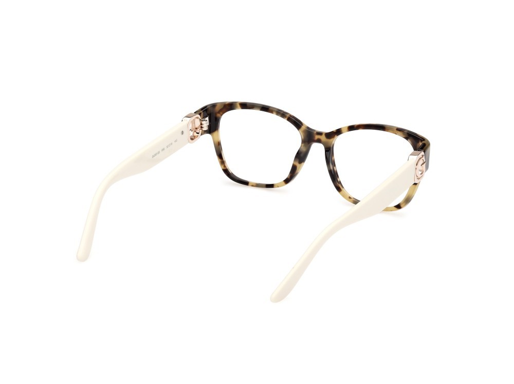 Brillen Guess GU50120 (056) farbe giallo avana - bianco lucido form quadratisch 