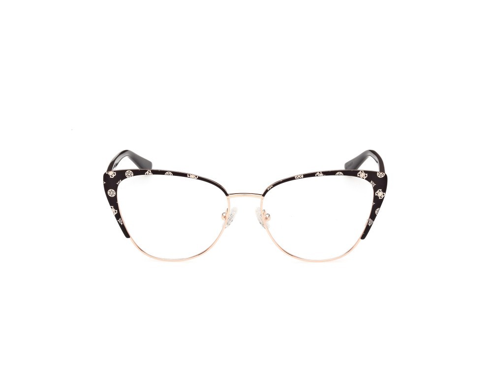 Occhiali da vista Guess GU50121 (005) colore nero opaco  forma cat eye 
