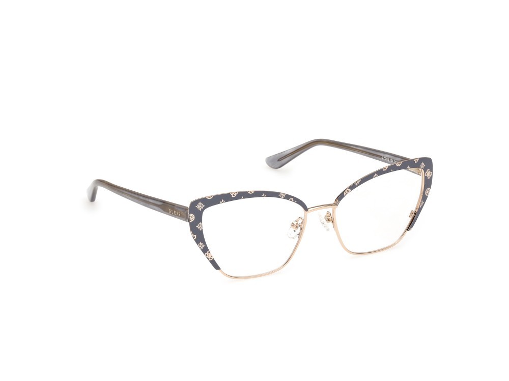 Occhiali da vista Guess GU50122 (020) colore grigio opaco forma cat eye 