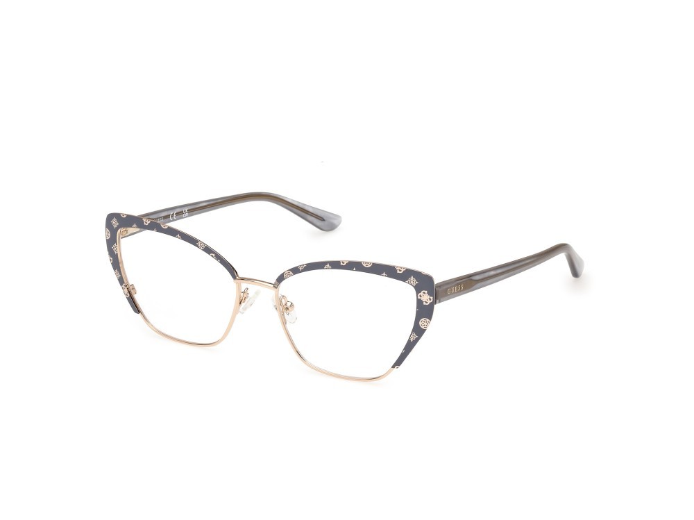 Occhiali da vista Guess GU50122 (020) colore grigio opaco forma cat eye 
