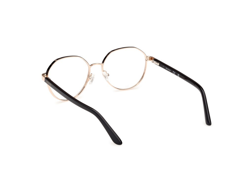Occhiali da vista Guess GU50124 (005) colore oro endura lucido forma rotondo 