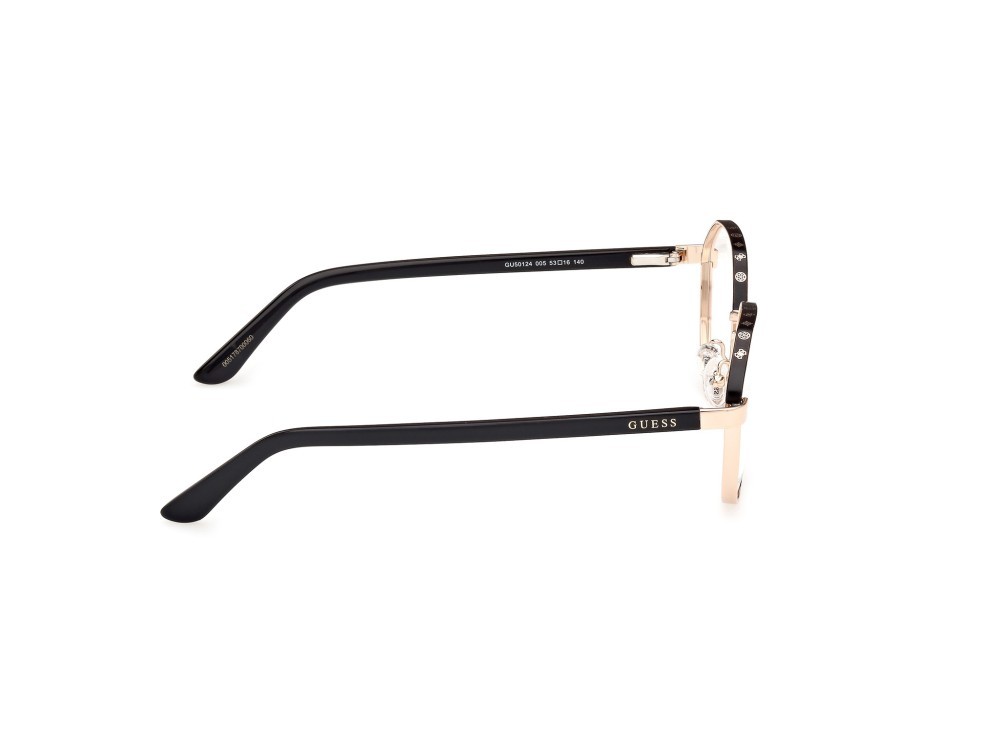 Occhiali da vista Guess GU50124 (005) colore oro endura lucido forma rotondo 