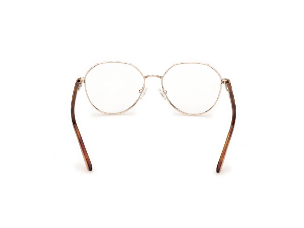 Occhiali da vista Guess GU50124 (032) colore oro pallido lucido forma rotondo 