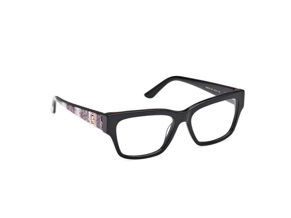 Occhiali da vista Guess GU50126 (001) colore nero lucido forma rettangolare 
