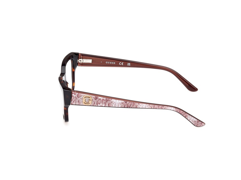 Occhiali da vista Guess GU50126 (052) colore avana scura forma rettangolare 