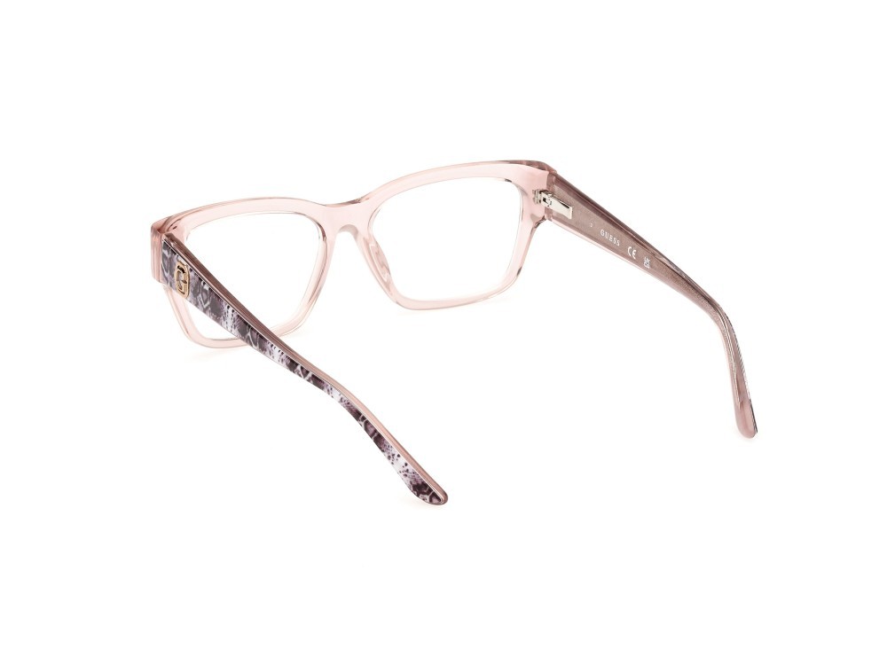 Occhiali da vista Guess GU50126 (057) colore beige lucido forma rettangolare 