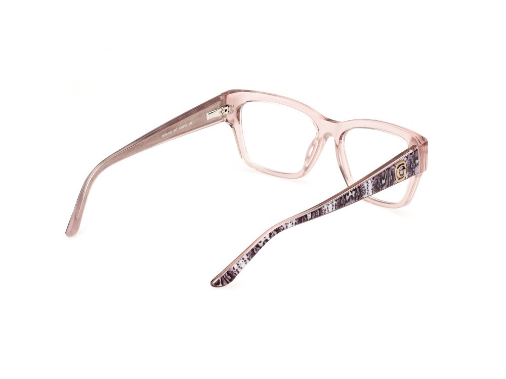 Occhiali da vista Guess GU50126 (057) colore beige lucido forma rettangolare 