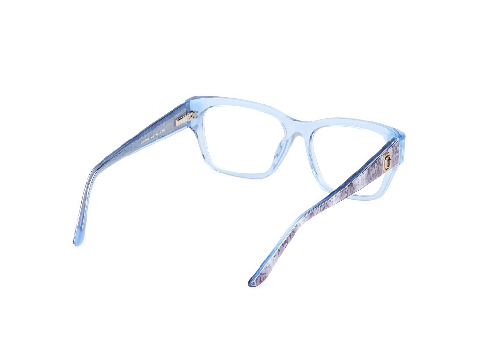 Brillen Guess GU50126 (084) farbe azzurro lucido form rechteckig 