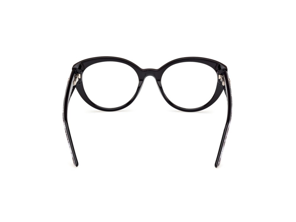 Occhiali da vista Guess GU50127 (001) colore nero lucido forma rotondo 