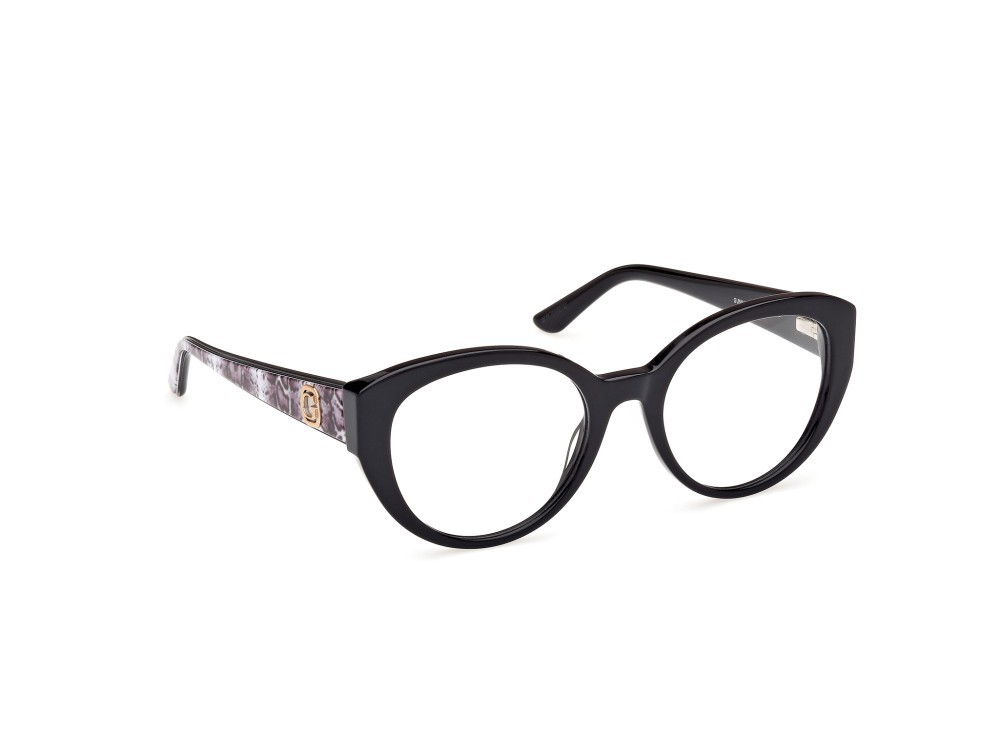 Occhiali da vista Guess GU50127 (001) colore nero lucido forma rotondo 