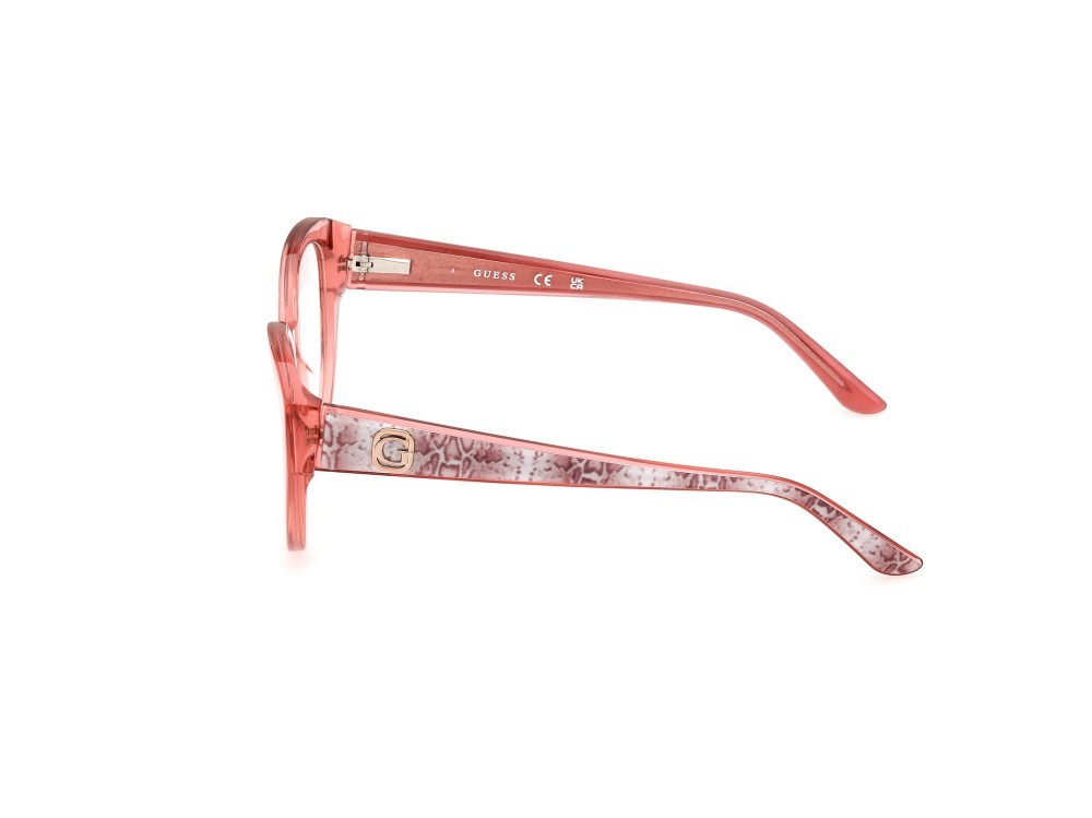 Brillen Guess GU50127 (072) farbe rosa monocolore form rund 