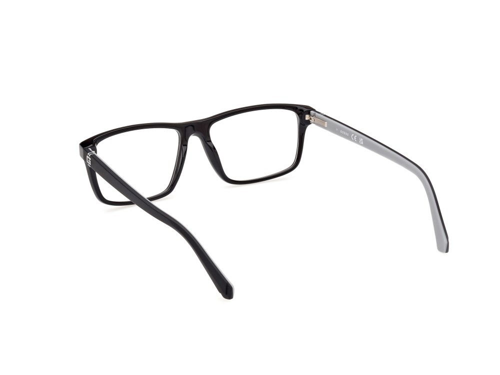 Occhiali da vista Guess GU50130 (001) colore nero lucido forma rettangolare 