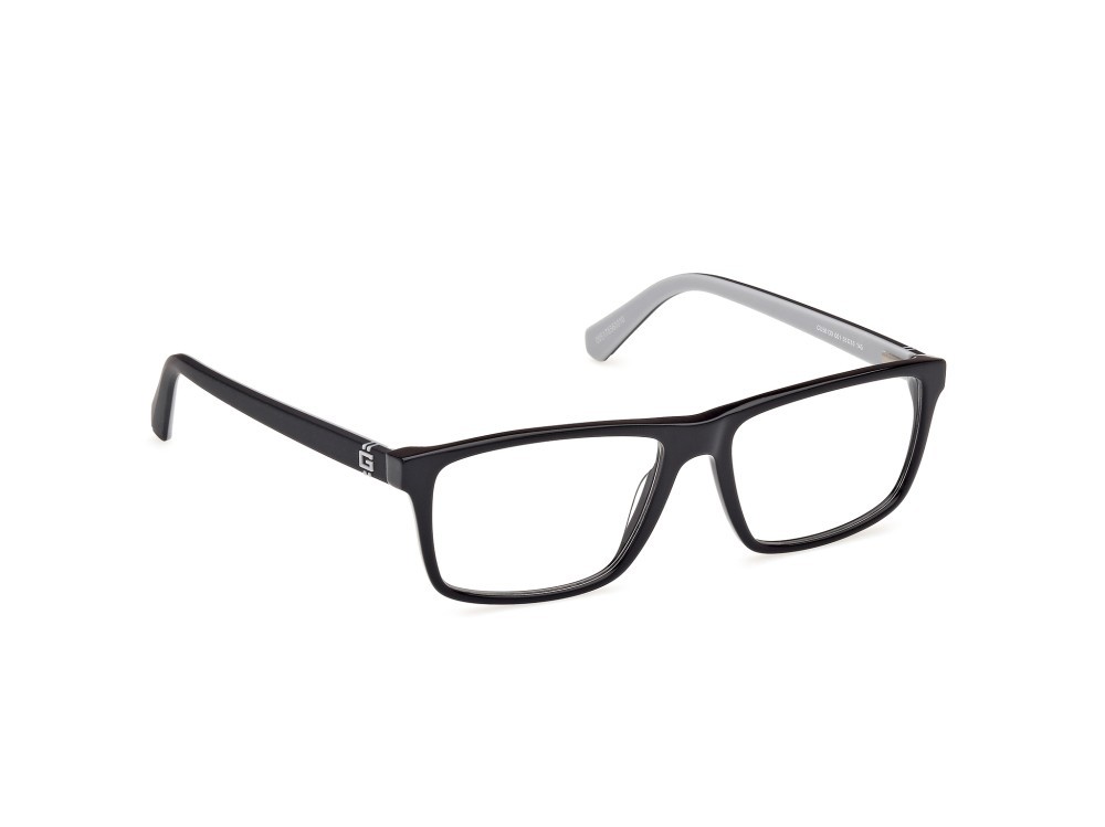 Occhiali da vista Guess GU50130 (001) colore nero lucido forma rettangolare 