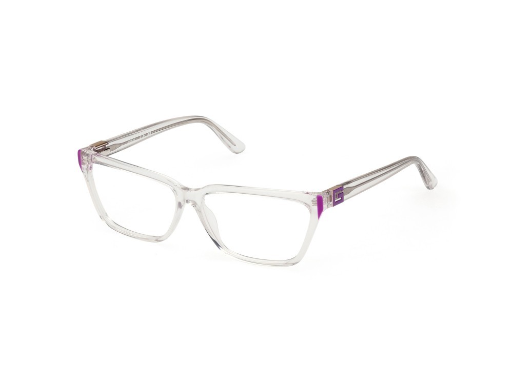 Occhiali da vista Guess GU50145 (026) colore cristallo forma rettangolare 