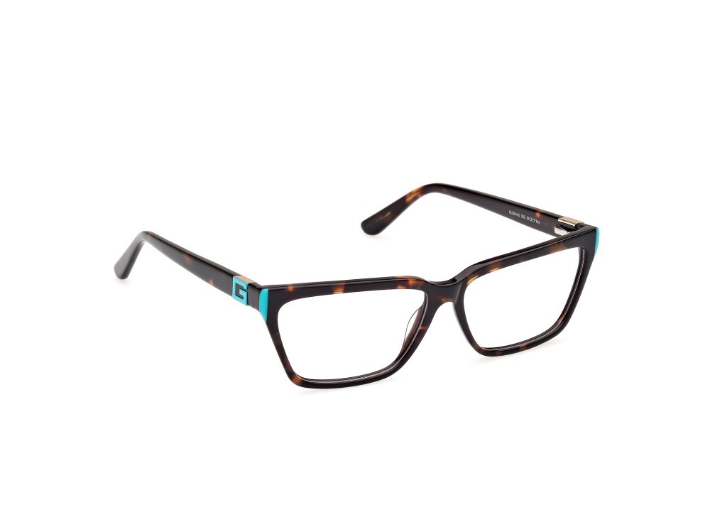 Occhiali da vista Guess GU50145 (052) colore avana scura forma rettangolare 