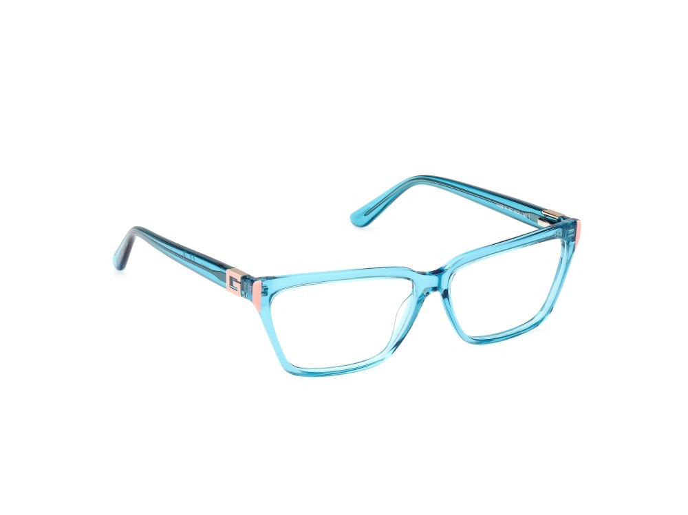Brillen Guess GU50145 (087) farbe turchese monocolore form rechteckig 