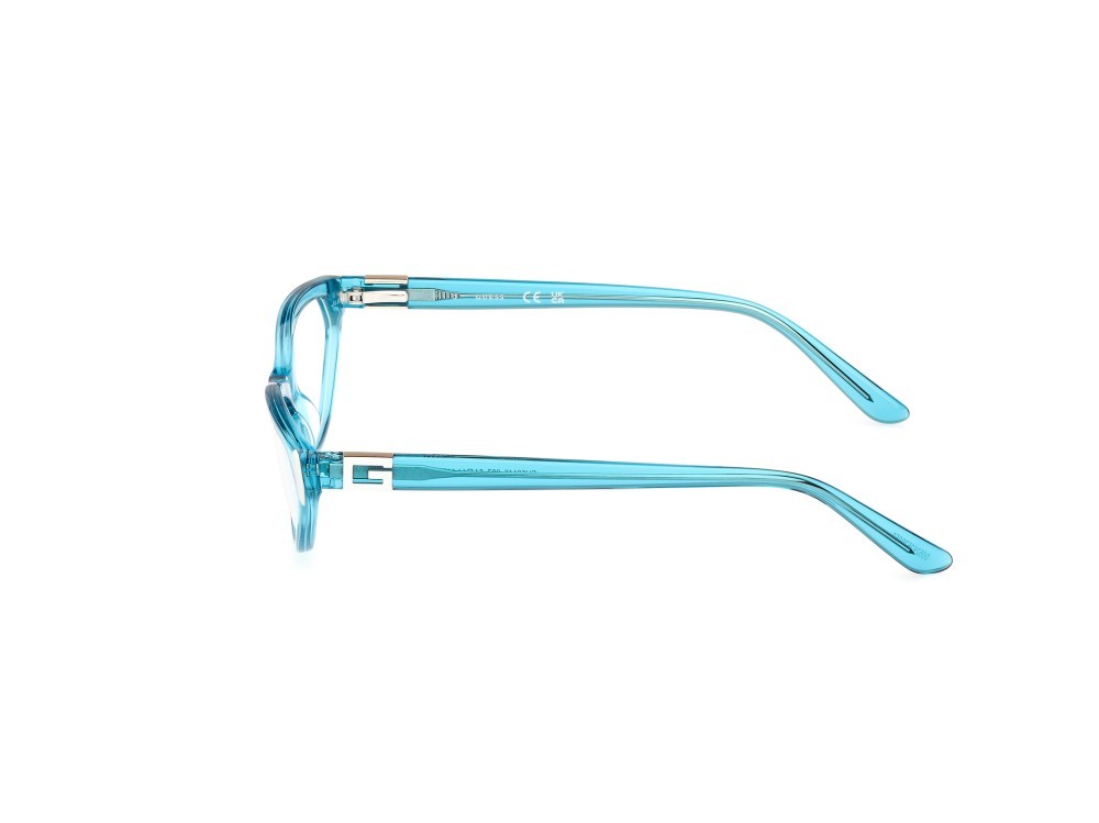 Brillen Guess GU50146 (087) farbe turchese monocolore form cat-eye 