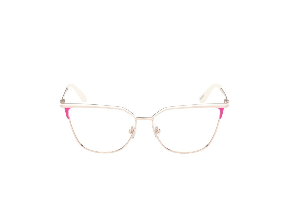 Occhiali da vista Guess GU50148 (021) colore oro endura lucido forma cat eye 