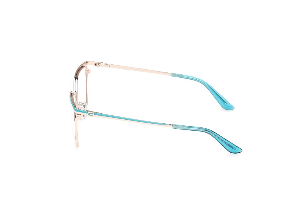 Occhiali da vista Guess GU50148 (033) colore oro endura lucido forma cat eye 