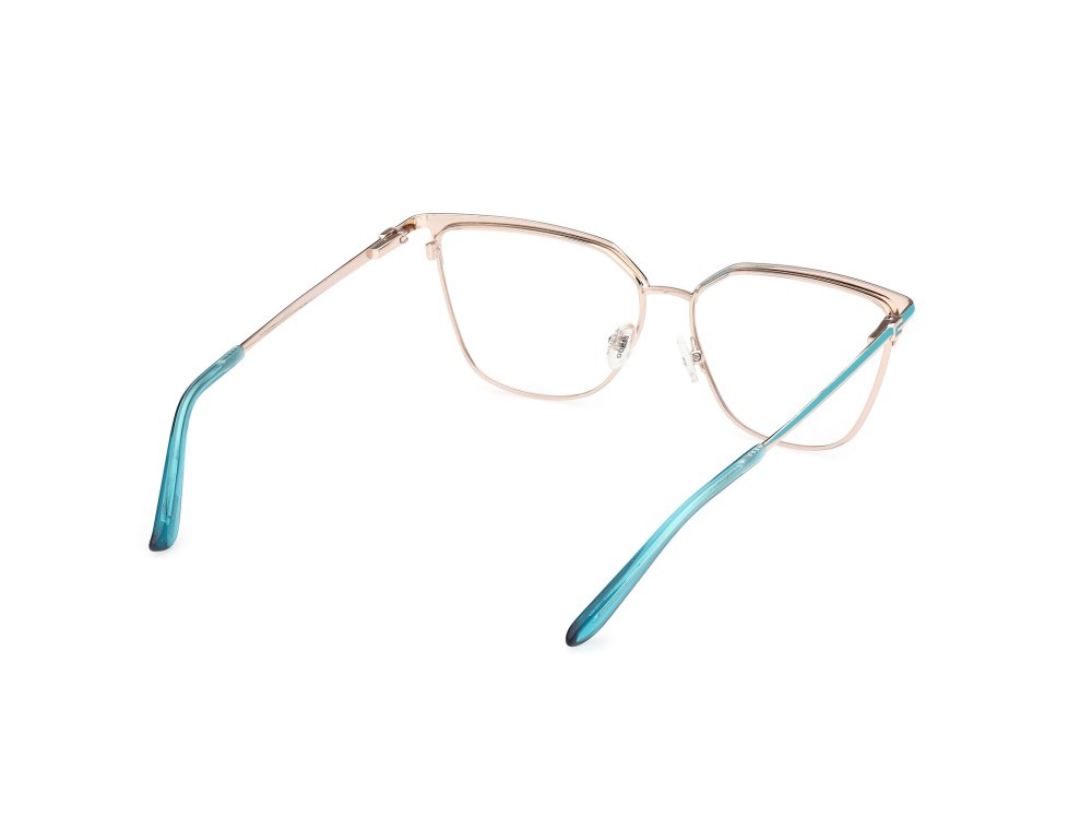 Occhiali da vista Guess GU50148 (033) colore oro endura lucido forma cat eye 
