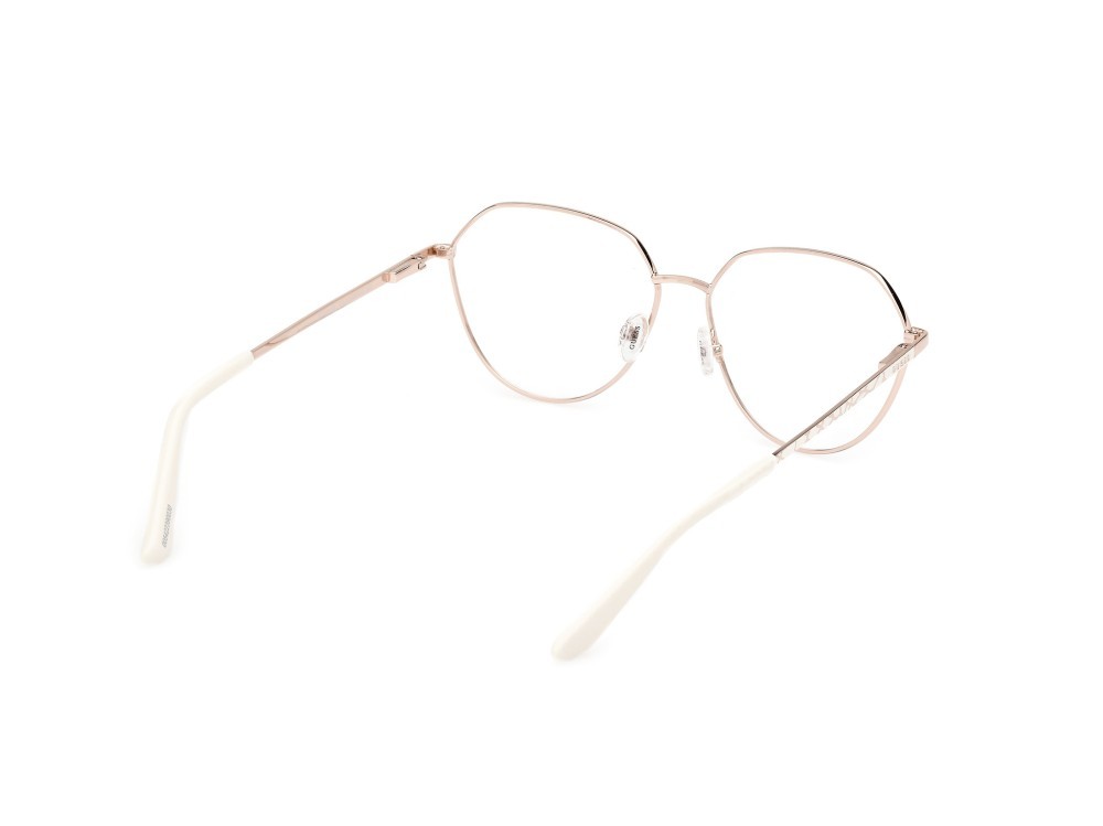 Occhiali da vista Guess GU50169 (032) colore oro pallido lucido - avorio opaco forma rotondo 